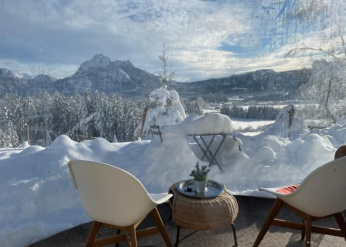 Bubble Tent Im Allgaeu Lüks kamp alanı Füssen